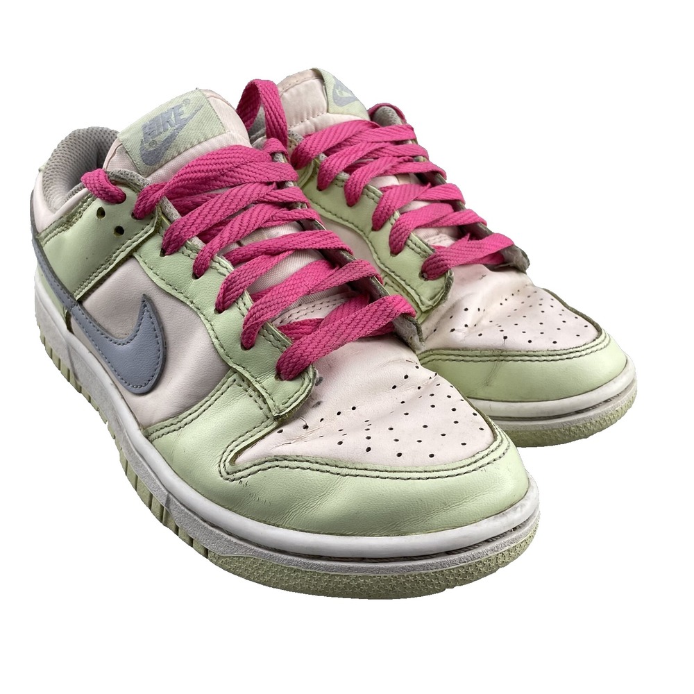 Nike Dunk Low Lime Ice Women 7.5 Pink Laces Streetwear Sportswear Outdoor Travel